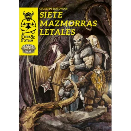 Portada de Siete mazmorras letales - Savage Worlds Fama y Fortuna