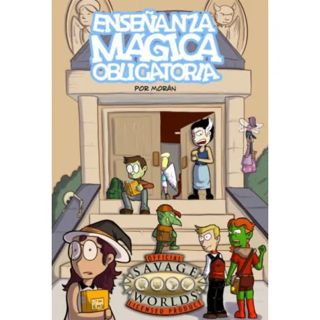 Portada de Enseñanza Mágica Obligatoria - Savage Worlds EMO