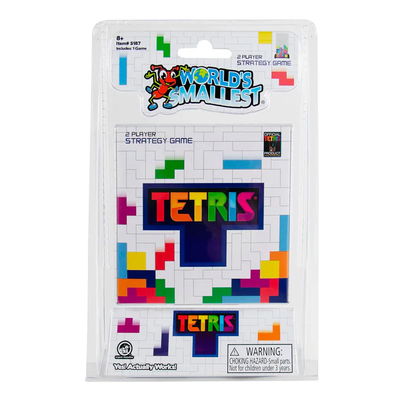 Portada de Tetris Board Game WS - miniaturas coleccionables de juegos clásicos