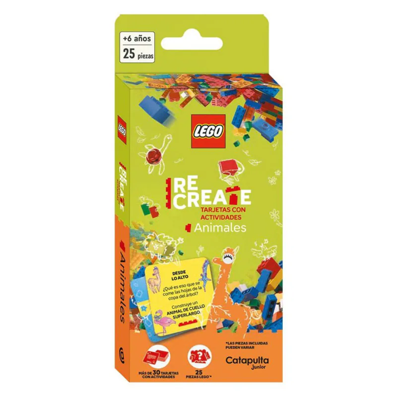 Portada de Lego Recreate Animales - Tarjetas con actividades