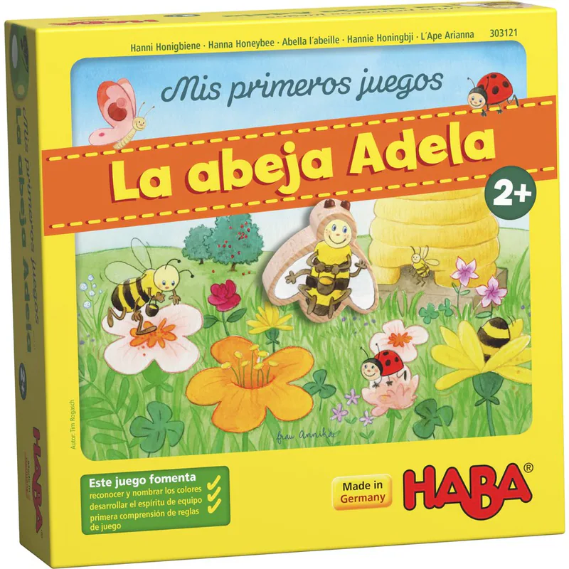 Portada de Mis Primeros Juegos La Abeja Adela