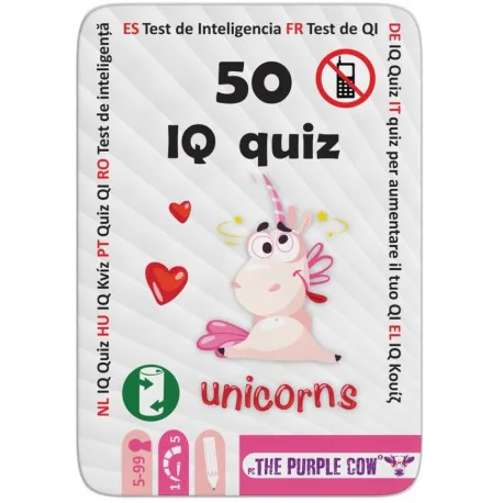 Portada de Unicornios - 50 IQ Quiz