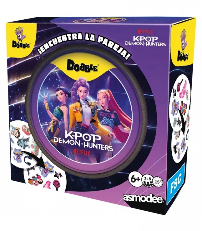 Portada de Dobble K-Pop Demon Hunters