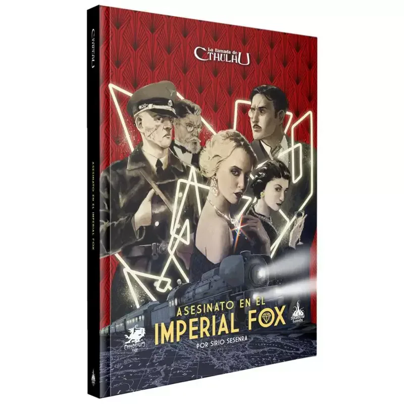 Portada de La llamada de Cthulhu: Asesinato en el Imperial Fox