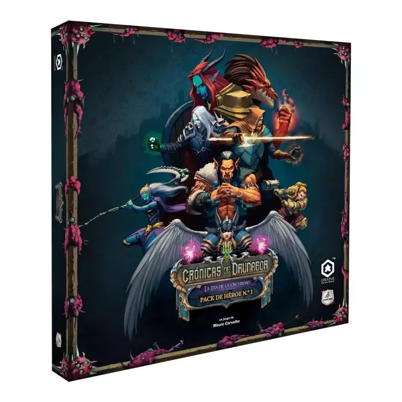 Portada de Crónicas de Drunagor: La Era de la Oscuridad - Pack de Héroe 1