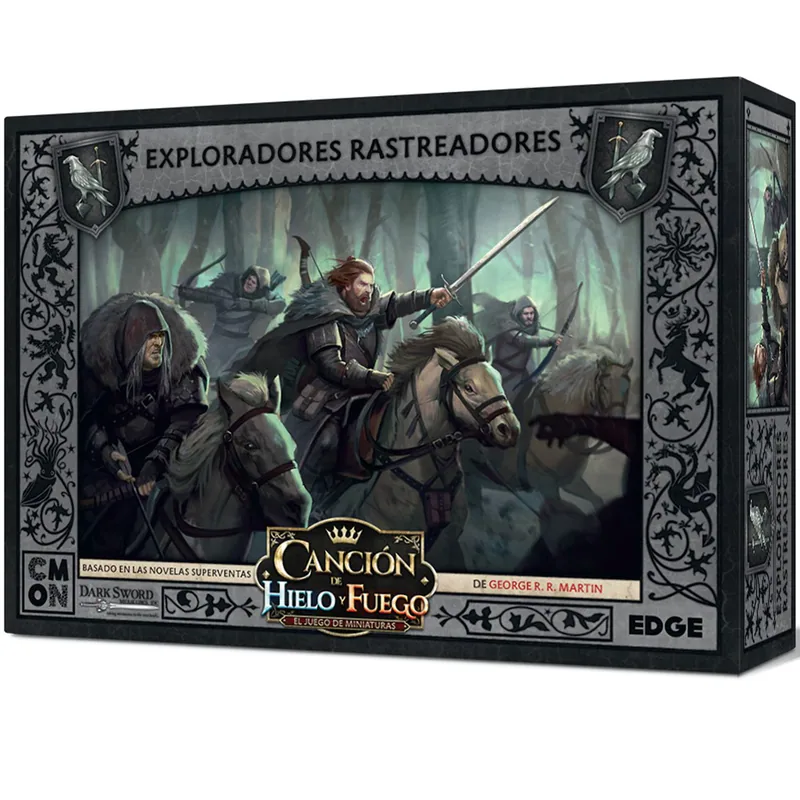 Portada de Asmodee Cancion de Hielo y Fuego: Exploradores Rastreadores Pegi 14