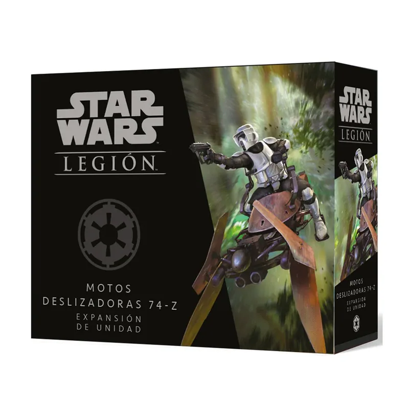 Portada de STAR WARS LEGIóN: MOTOS DESLIZADORAS 74 – Z PEGI 14