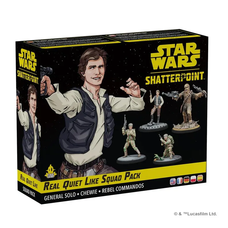 Portada de STAR WARS SHATTERPOINT REAL QUIET LIKE SQUAD PACK EDAD RECOMENDADA 14 AñOS