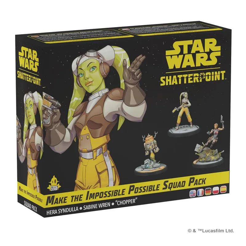 Portada de STAR WAR SHATTERPOINT MAKE THE IMPOSSIBLE POSSIBLE SQUAD PACK EDAD RECOMENDADA 14 AñOS