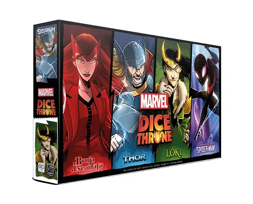 Portada de Dice Throne Marvel