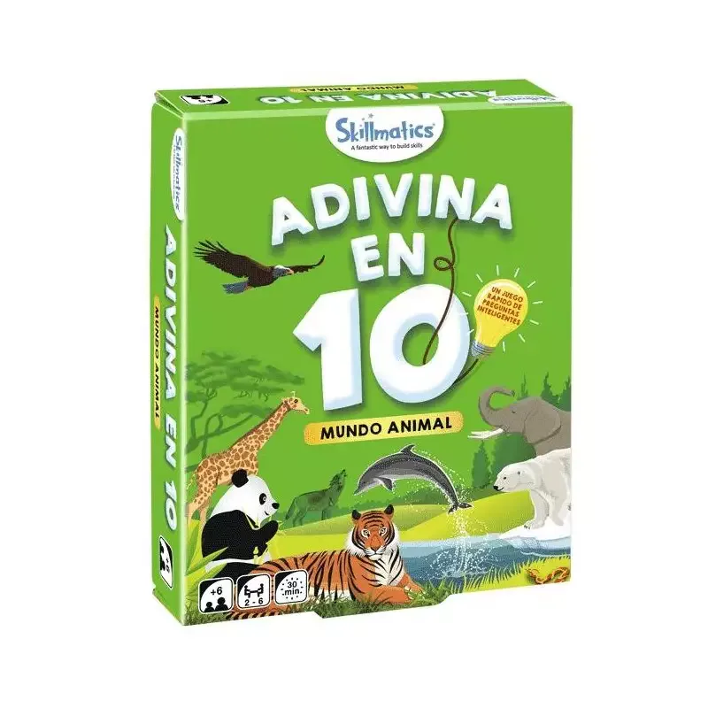 Portada de ¡Adivina en 10!: Mundo animal