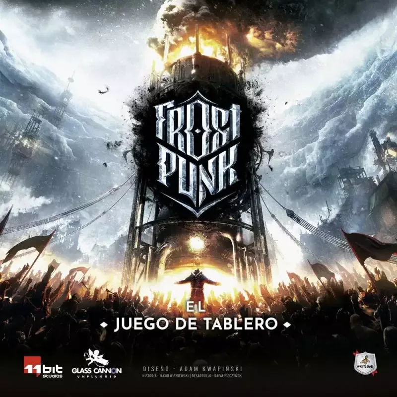 Portada de Frostpunk. El juego de tablero