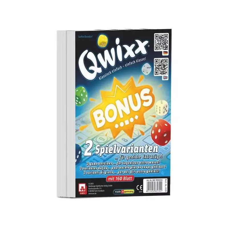 Portada de Qwixx: Bonus / 2 variantes de juego