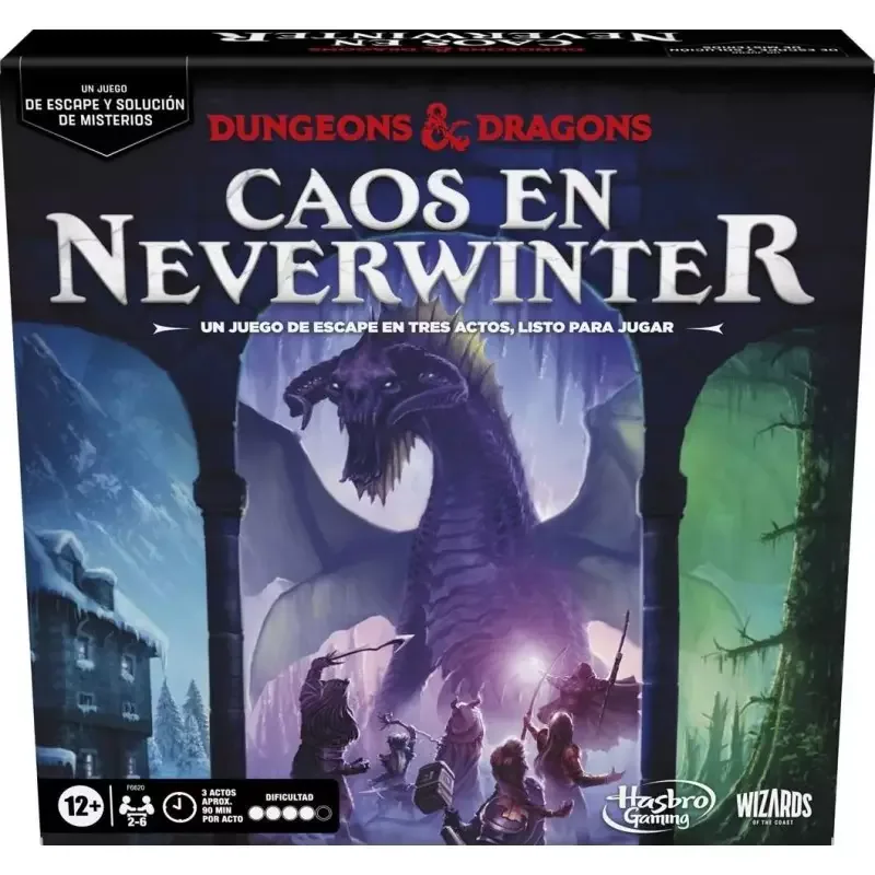 Portada de Dungeons & Dragons: Caos en Neverwinter