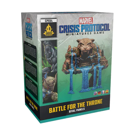 Portada de Battle for the Throne Rival Panels - Marvel Crisis Protocol