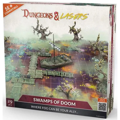 Portada de Swamps of Doom - Dungeons & Lasers