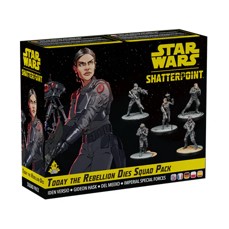 Portada de Today the Rebellion Dies Squad Pack - Star Wars Shatterpoint