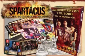 Portada de Spartacus: las Serpientes y el Lobo