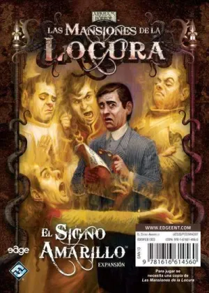 Portada de Las Mansiones de la Locura: el Signo Amarillo Arkham Horror - Print On Demd