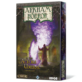 Portada de Arkham Horror: el Que Acecha en el Umbral