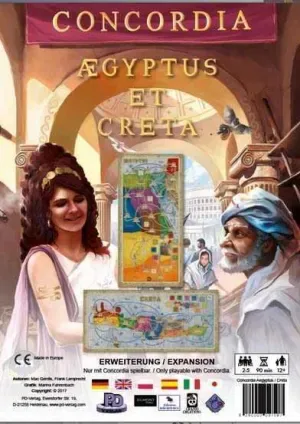 Portada de Concordia Expansion Creta y Aegyptus