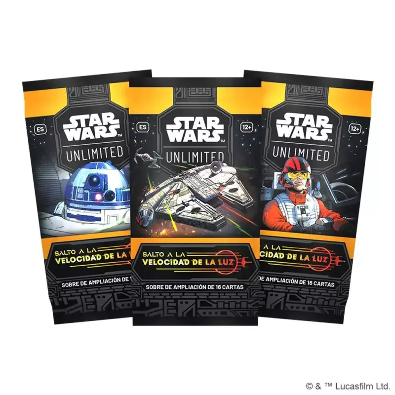 Portada de Star Wars Unlimited: Salto a la velocidad de la luz. Display 24 sobres