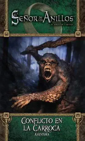 Portada de El Señor de los Anillos Lcg Serie 1 Aventura 2 Conflicto en la Carroca