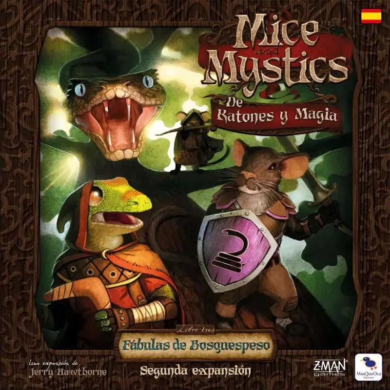 Portada de Mice and Mystics: De Ratones y Magia (3ª Edición Revisada): Fabulas de Bosquespeso