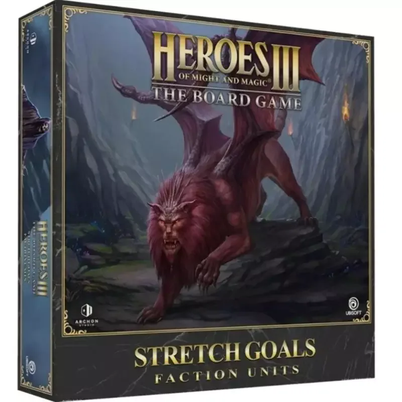 Portada de Heroes of Might & Magic III: The Board Game - Metas ampliadas. Unidades de Facción