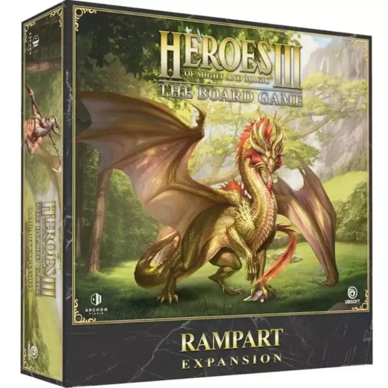Portada de Heroes of Might & Magic III: The Board Game - Expansión Murallas