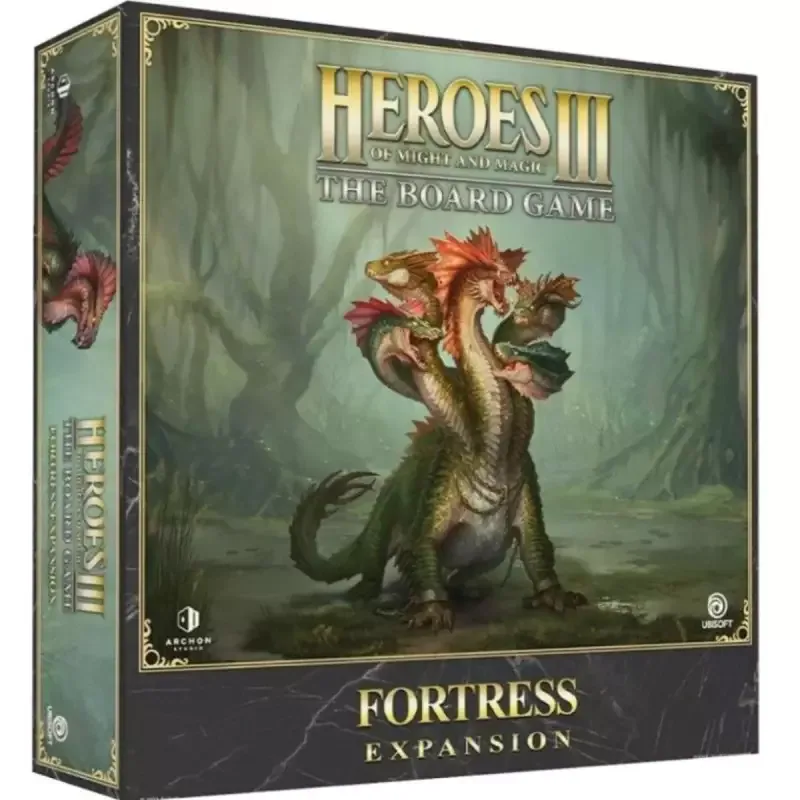 Portada de Heroes of Might & Magic III: The Board Game - Expansión Fortaleza