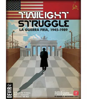 Portada de Twilight Struggle: La Guerra Fría 1945-1989