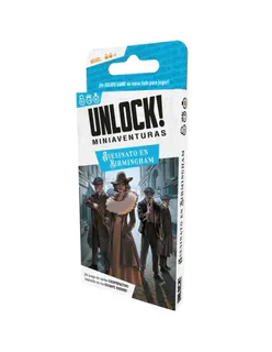 Portada de Unlock! Miniaventuras Asesinato en Birmingham