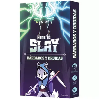 Portada de Here To Slay: Bárbaros y Druidas