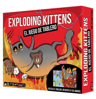 Portada de Exploding Kittens: El juego de Tablero