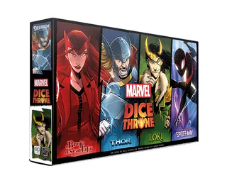 Portada de Dice Throne Marvel